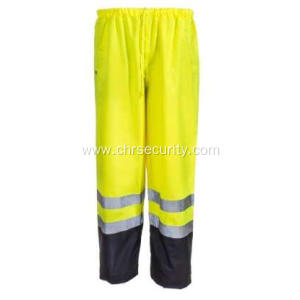 High Visibility Class E Waterproof Green Pants